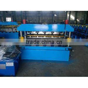 Hebei jinbaili double layer roof sheet roll forming machine for sale