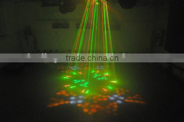 8 Claws RG LED effect light laser