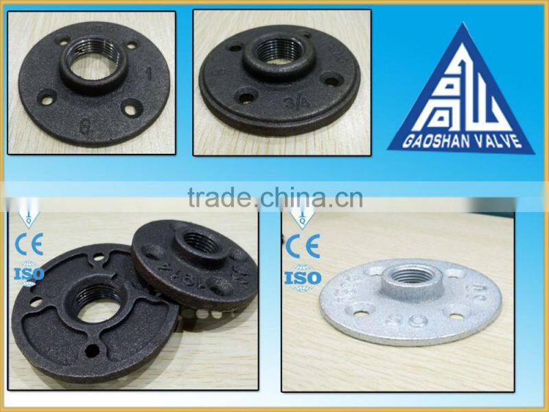 1/2 inch iron pipe fittings floor flange vintage/cheap floor flange dn15