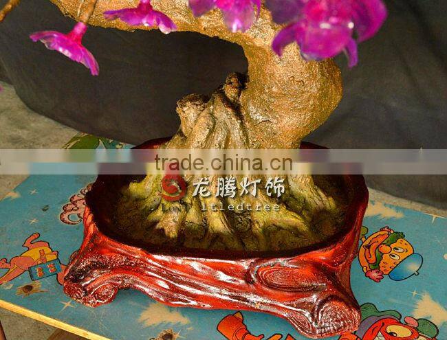 decorative lighted trees and flowers, led tree lighting for decoration