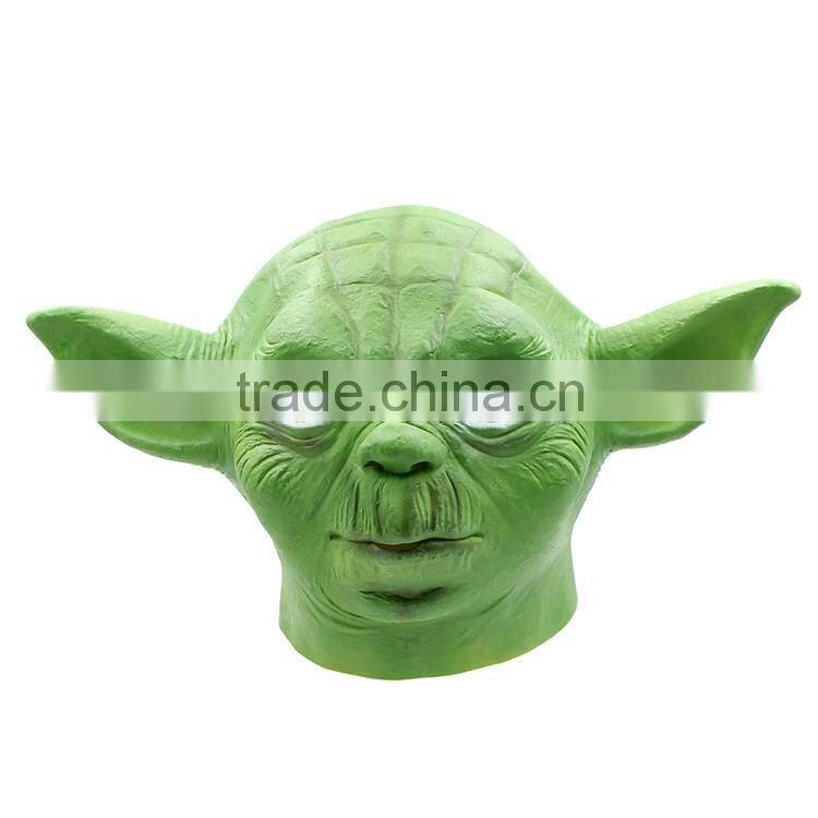 Custom Horror Foam Latex Prosthetic Green Masquerade Mask