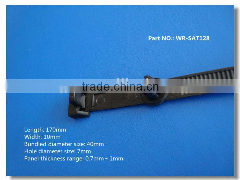 SGS, CE.UL nylon cable tie tag, any color plastic cable tie