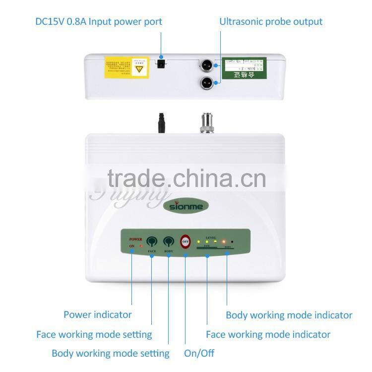 beauty equipments machine titanium ultrasonic machine for skin care