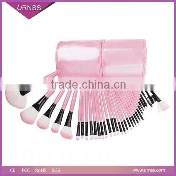 Hot Sale 32pcs Fashional Best Price Pink Synthetic Makeup Brushes Set