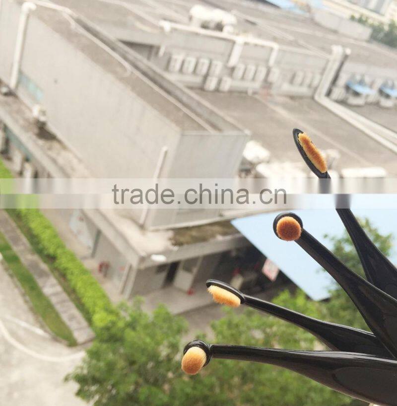 2016 Big Round toothbrush best makeup tool sets plastic personalized makeup brushes