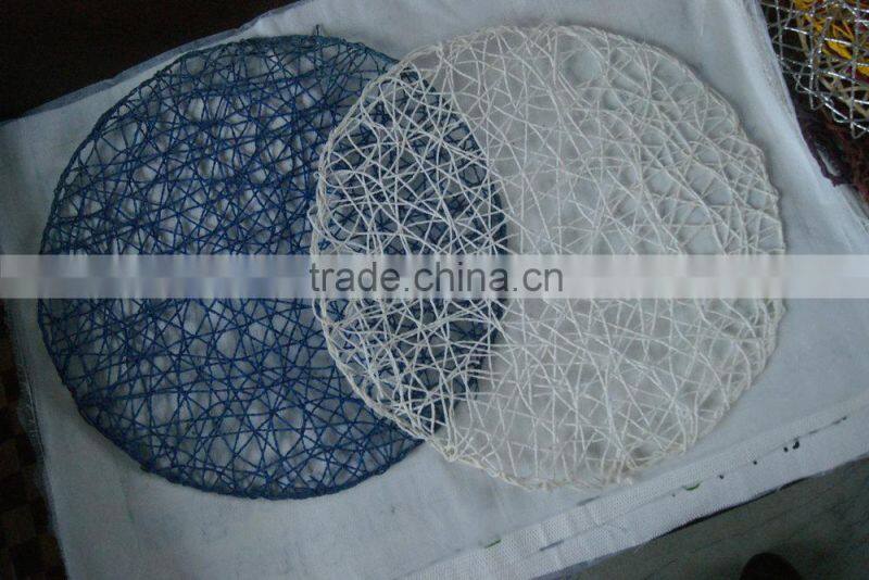 paper straw material placemat all kinds of color