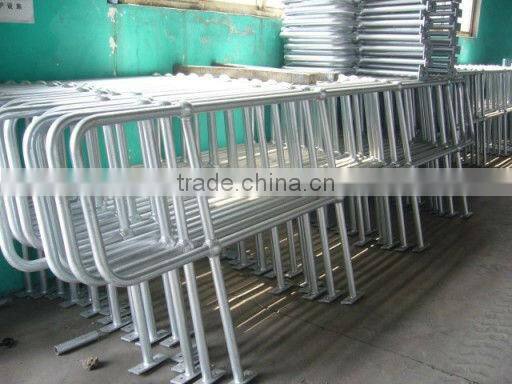 Galvanized ball joint handrail stanchions