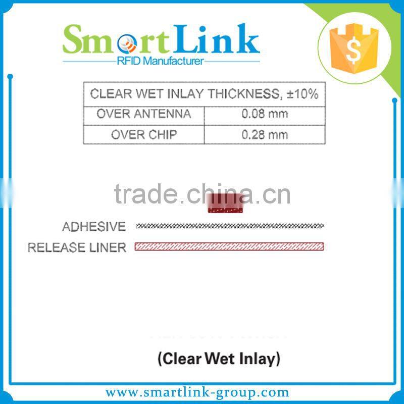 UHF Alien 9640/9740 Smart Label, 860~960MHz Rfid stickerTags,uhf rfid wet inlay for warehouse inventory management