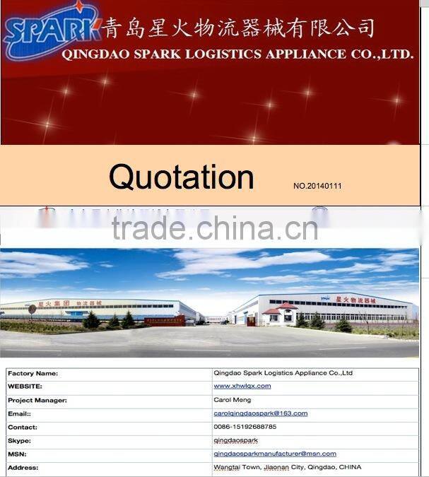 folded metal pallet cage