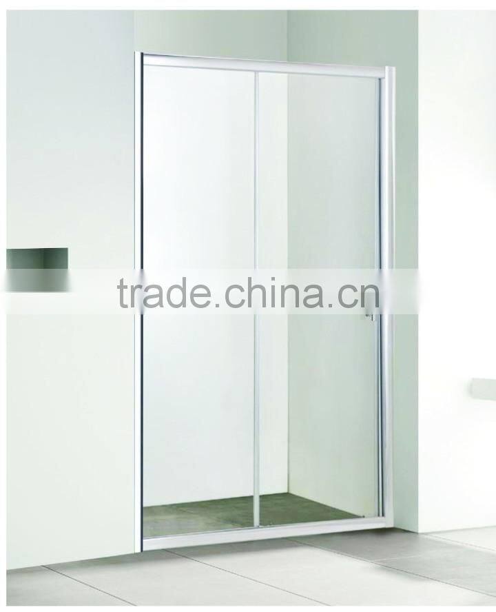6mm SlidingTempered Glass Shower Door With Aluminum Profile