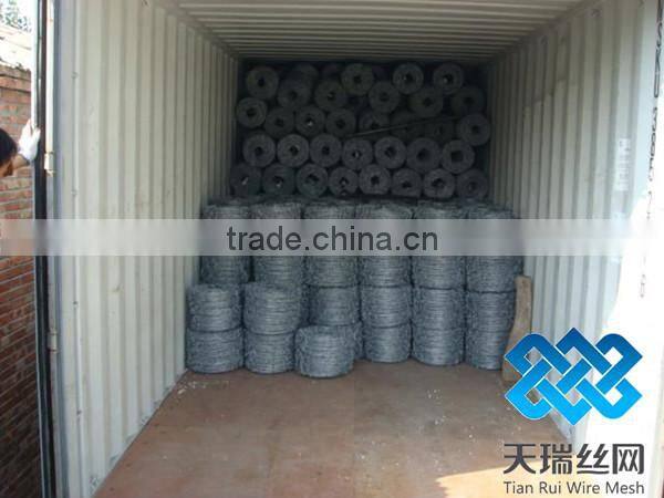 Hot dipped galvanized barbed wire