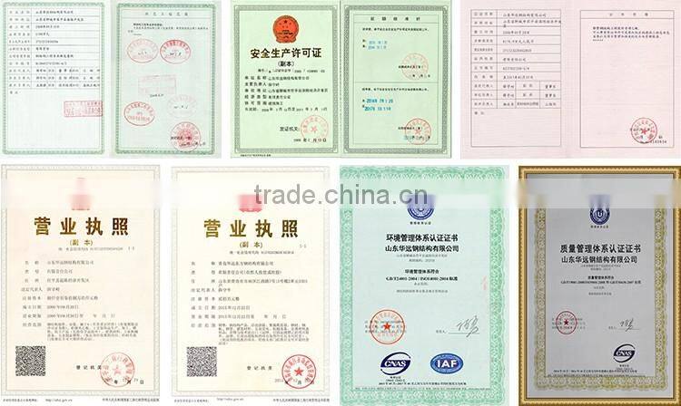 China low cost light steel structure godown with CE ISO certificate