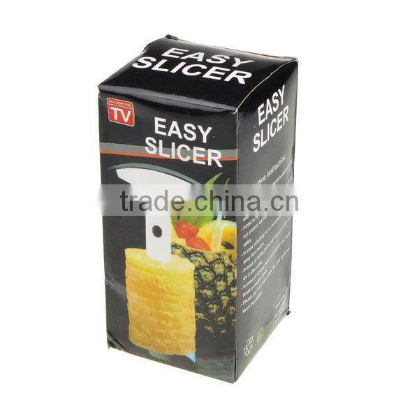 Plastic Easy Fruit Pineapple Corer Slicer Peeler Parer Cutter White