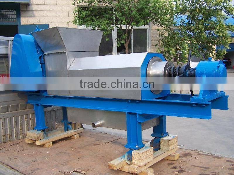 Stainless steel double screw fruit juicer machine/apple extruder for food industry use
