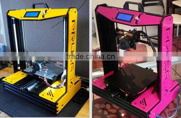 2016 New Hot Reprap DIY Semi Assembled 3D Printer Prusa I4 Prusa I3 Plus 2020 Aluminum Frame Linear Guide Rail for XZY Axis