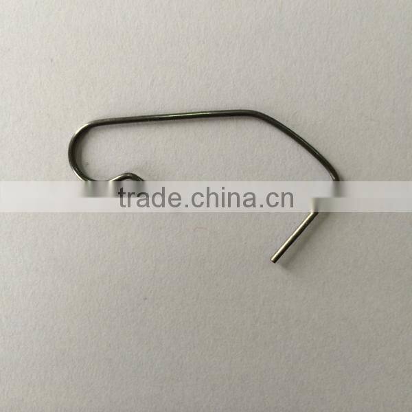 0.062 "wire diameter 1/4" rod length spring steel wire form 2" length snap power coating hook