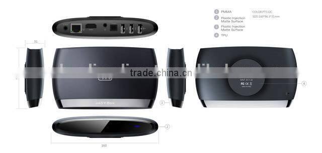 Android4.4 AMLOGIC quad core intelligent TV box Android player Google player IPTV cloud TV