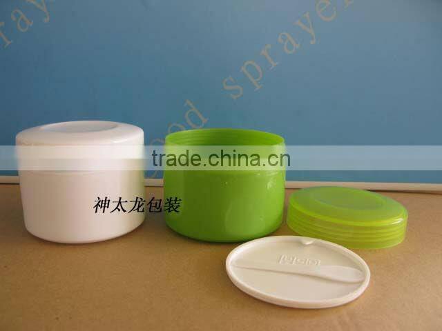 PP/PET/HDPE plastic cosmetic cream jars
