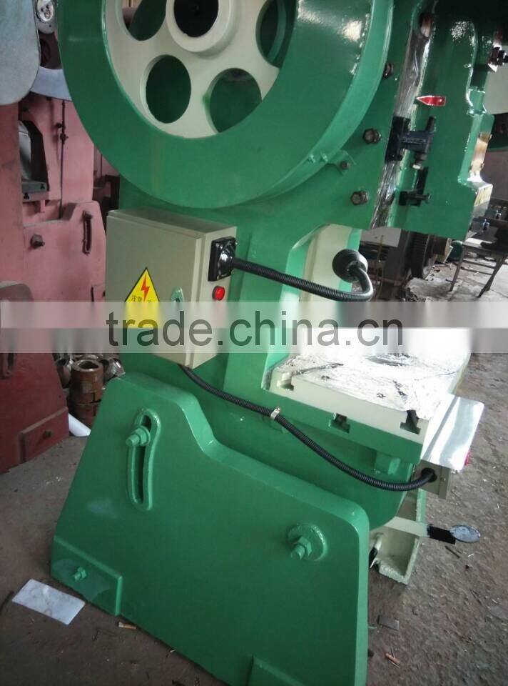 J23-16T C-frame Power Press , Mechanical Metal Stamping Machine Flywheel Punching Press Machine
