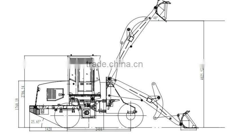 China famous brand SHAN DONG Yineng YN 917 loader Luneng machinery LN YN iso 9001 APPROVED