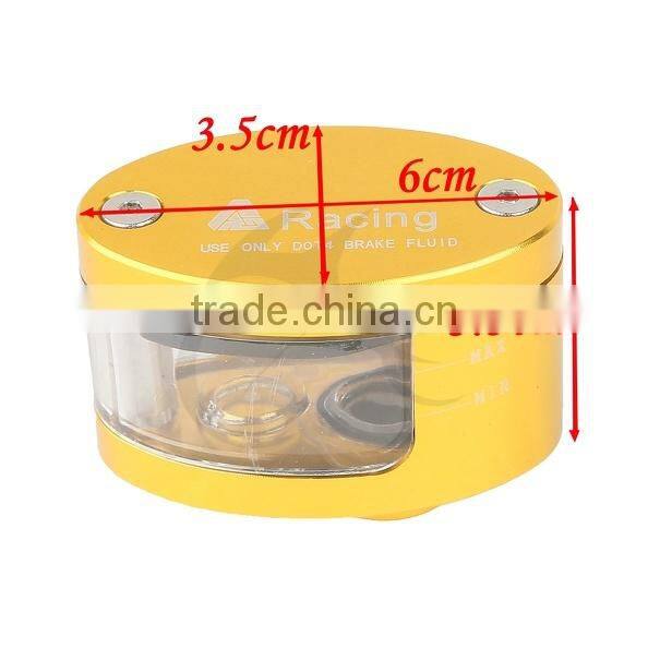 CNC GOLD Brake Master Cylinder Fluid Reservoir Tank For HONDA 1000RR KAWASAKI ZX6R ZX10R Yamaha YZF R1 R6 SUZUKI GSXR 600 1000