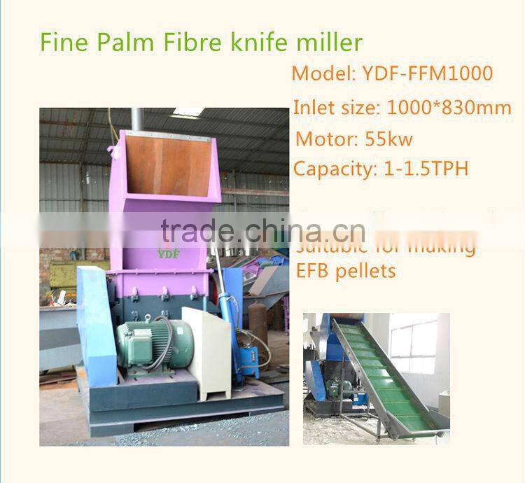 palm fibre miller in efb pellet plant