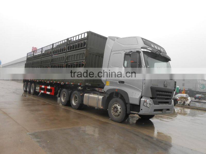 Steel Cattle Animal Transport Stake/Store House Bar Semi Trailer