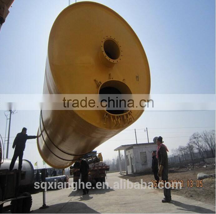 45%-55% output waste tires to oil pyrolysis machine