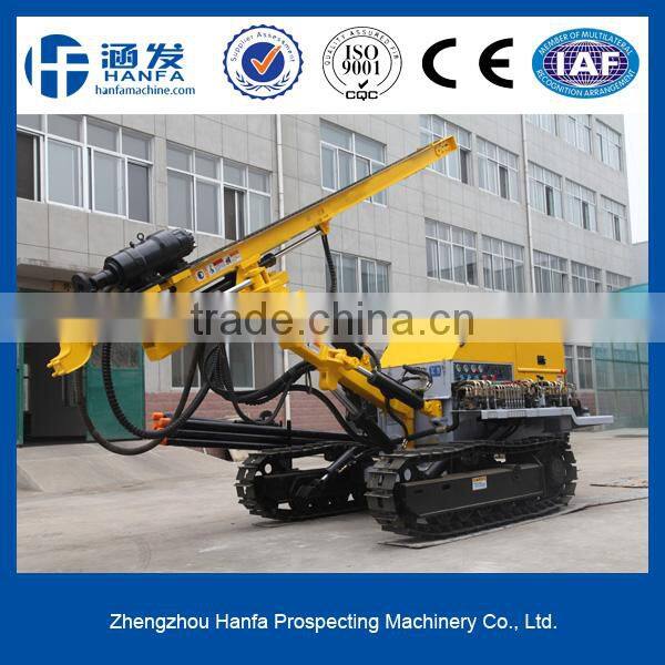 Hard rock killer!NO.1 sale!!Quality ensure!!HF140Y crawler type blasthole drilling rig