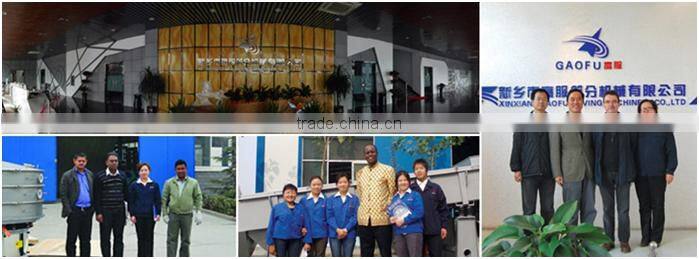 Food grade vibro screen machine for flavors