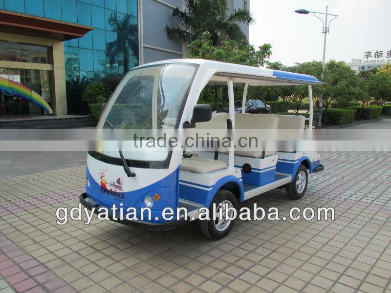 Latest design suitable price tourist mini electric shuttle bus