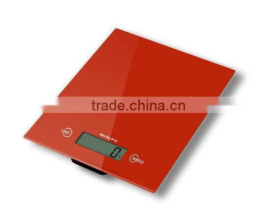 Glass type Digital kitchen balance 5kg