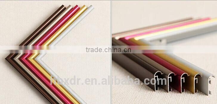 China Aluminum Profiles Manufacture ,aluminum brushed profile photo frame