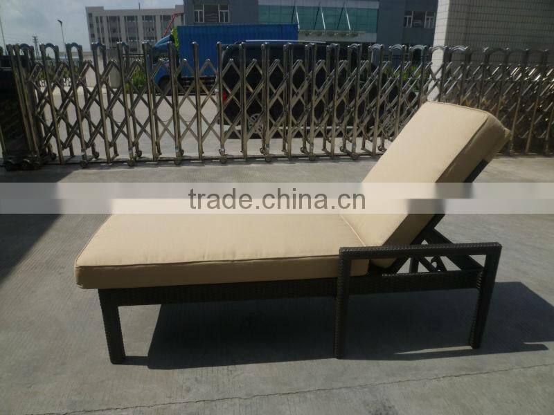 A - outdoor furniture modern sun lounger bed wicker bench CF780