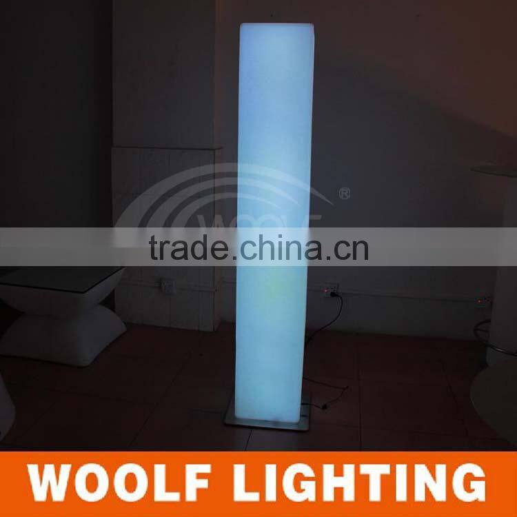 LED roman square pillar design/wedding decorating roman pillar