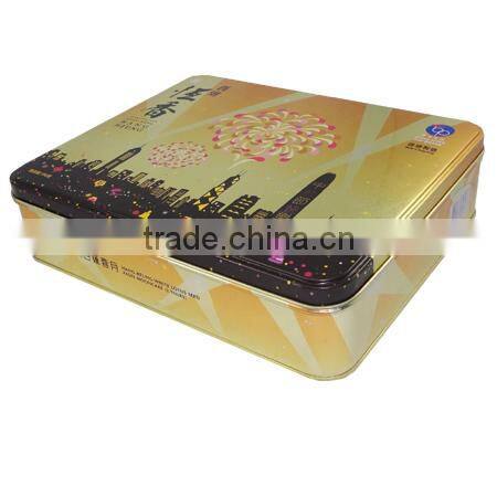 metal biscuit tin box with sealing box