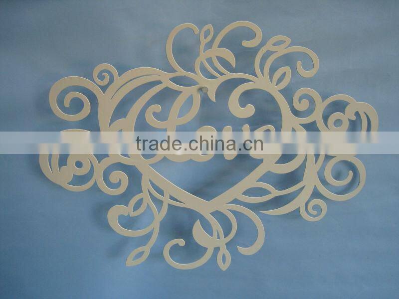 Antique Sweet Wedding Metal Table Deco