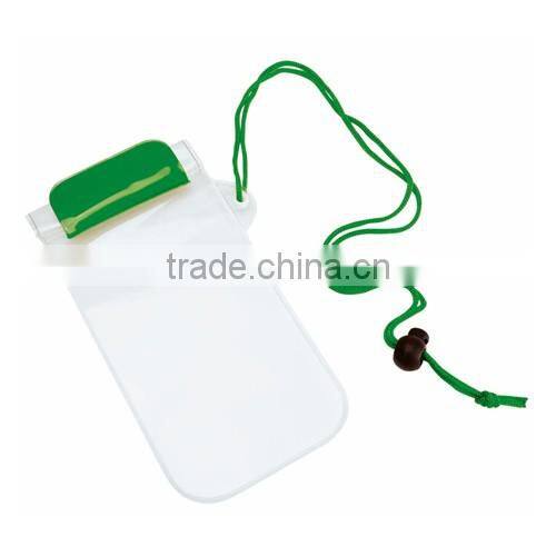 Waterproof beach purse with head string waterproof phone bag