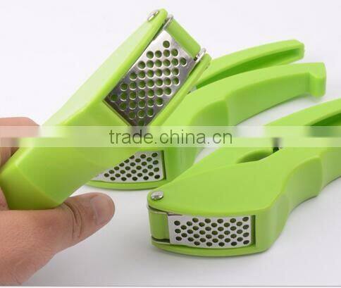 cy286 ABS +Stainless Steel Handled Easily clean Garlic Press