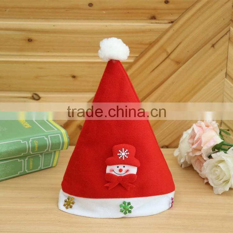 Christmas hat 2016 Santa Claus Christmas Decoration Hat Red And White Party Hats Holiday