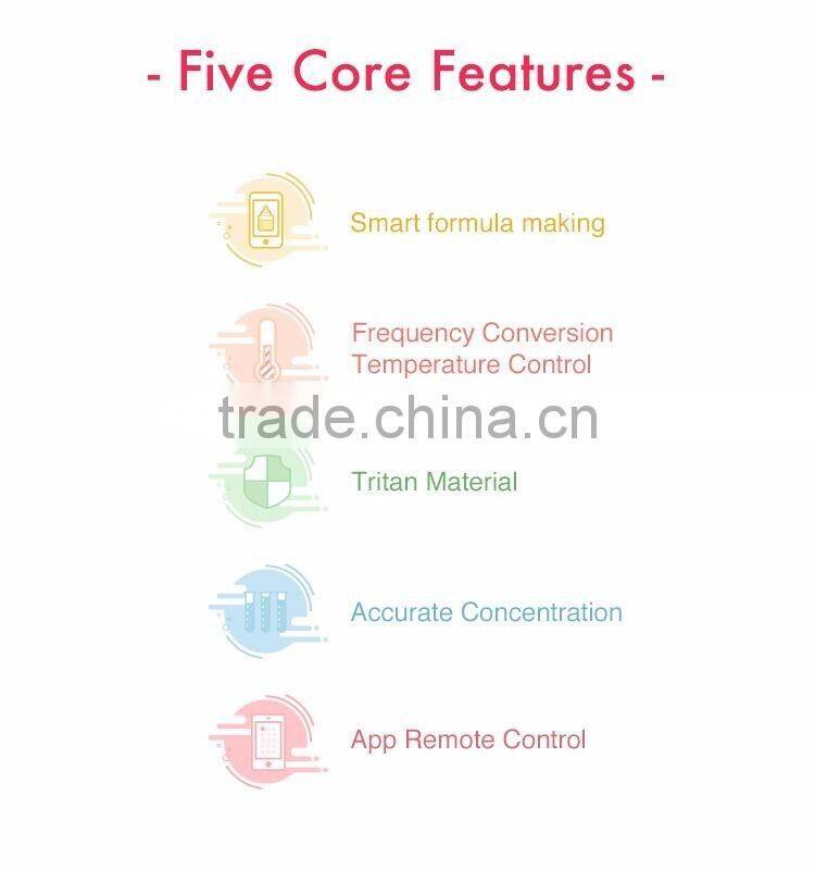 Intellgient Mobile APP Control Full Automatic Baby Milking Machine Constant Temperature Control Baby Formula Maker BPA Free