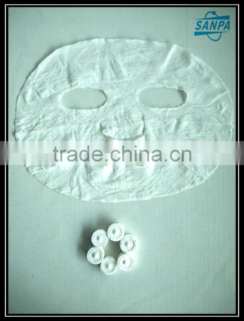 100% Rayon Compressed Facial Mask