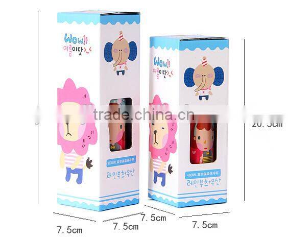 Supply Creative fashion Cartoon stainless steel thermos cup / cold reserving cup (600ml) --red girl
