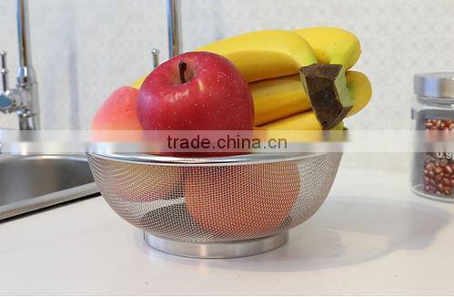 Wholesale Stock Small Order Kitchen Stainless Steel Boult, Storage Basket