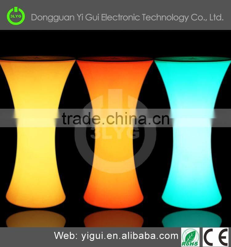 Plastic shell led lights dining table & commercial table led light