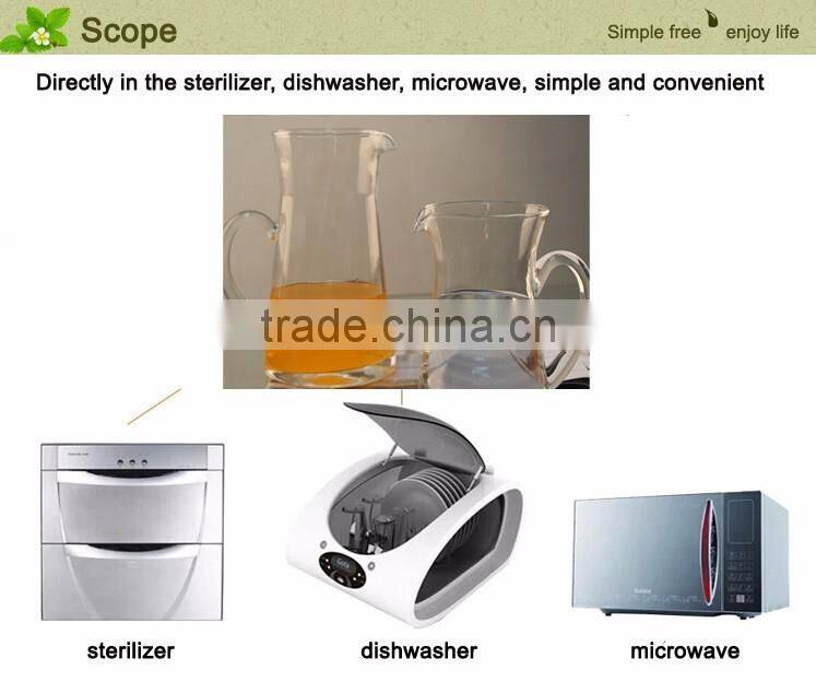 Hot Sale 12750ml Transparent glass jug and cup/drinking glassware