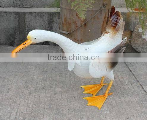 Animal ornaments metal duck