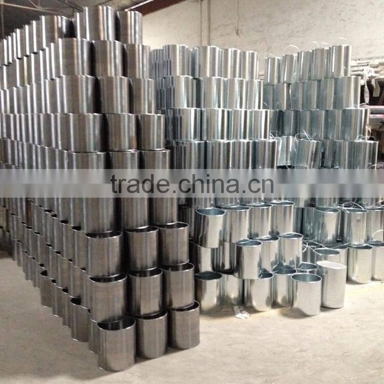 Standard size for indoor dustbin stainless steel funnal top room trash bin in Alibaba