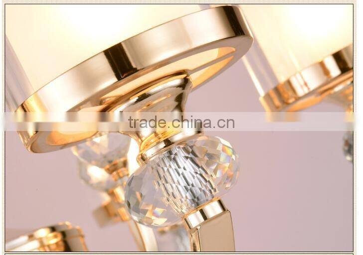 M983 Momoda elegant European Crystal modern living room bedroom lighting chandelier pendant lamp