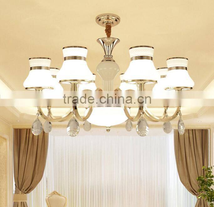M976 Momoda decorations European simple Crystal modern living room bedroom lighting chandelier pendant lamp
